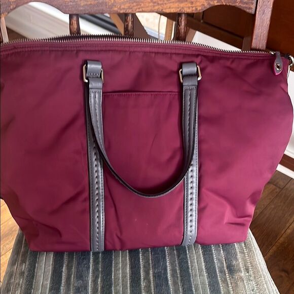 Vera Bradley Midtown Tote Burgundy - Picture 10 of 11
